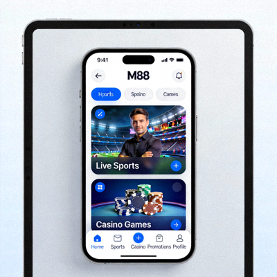 Tampilan mobile-friendly M88 yang dioptimalkan untuk smartphone dan tablet